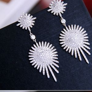 Dazzling sun flower earrings